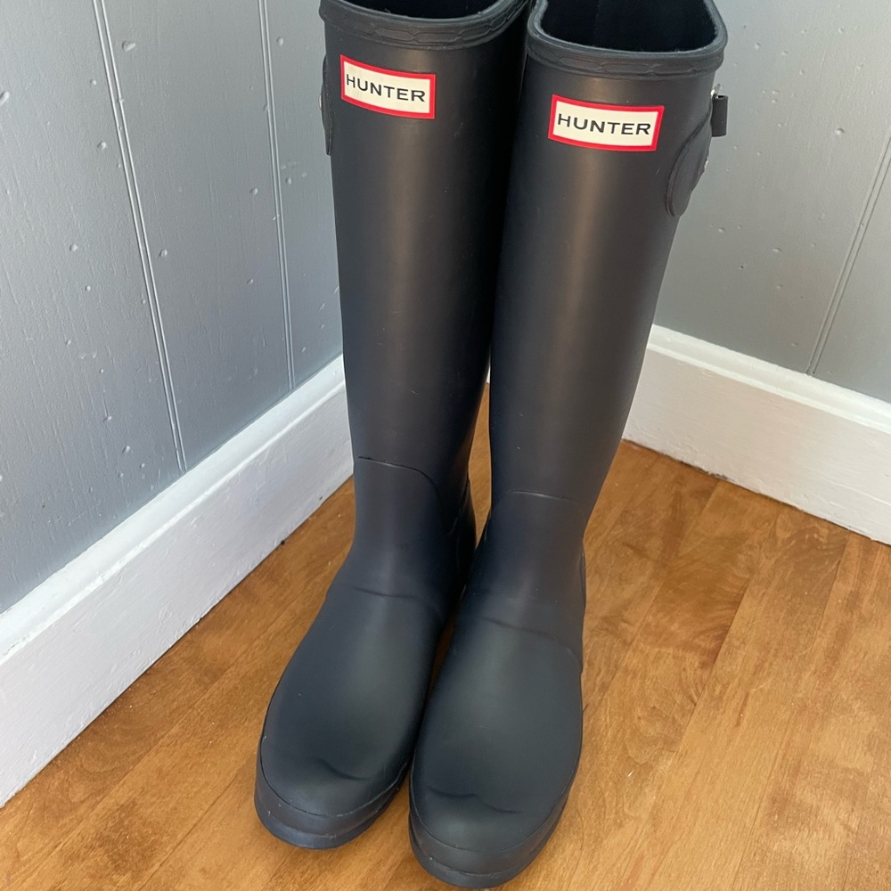 Hunter Rain Boots - Only worn once!